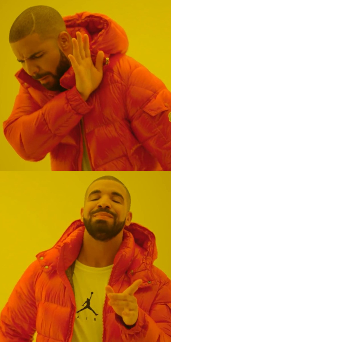 Drake Hotline Bling meme about Jenni Kayne