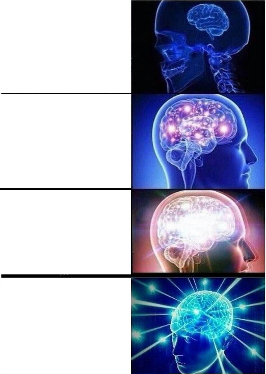 Expanding Brain meme about Jenni Kayne