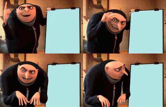 Gru's Plan meme about Jenni Kayne
