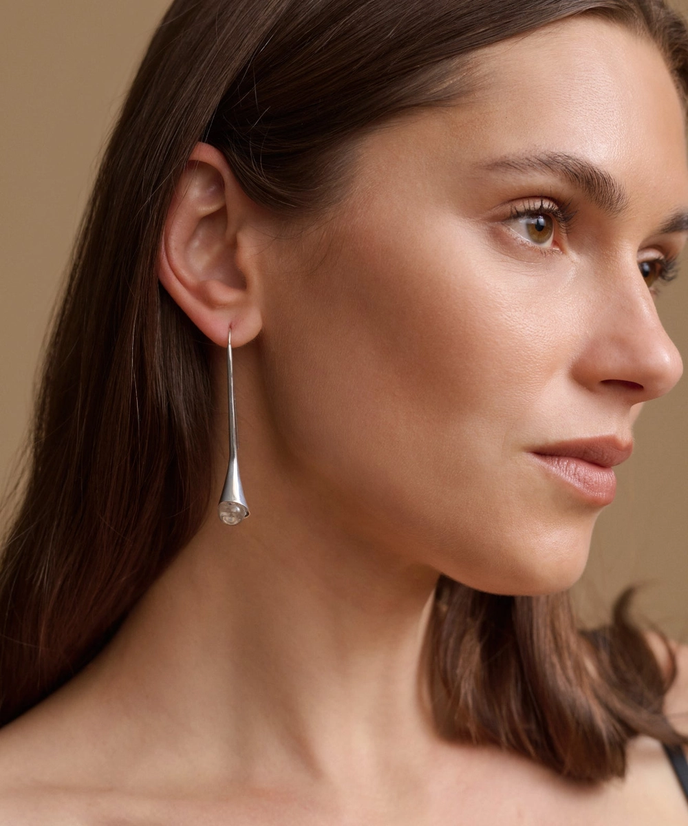 Vienna Earrings in quartz